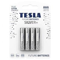 Batterie Tesla AAA LR03 Silver+ 4 Stk.