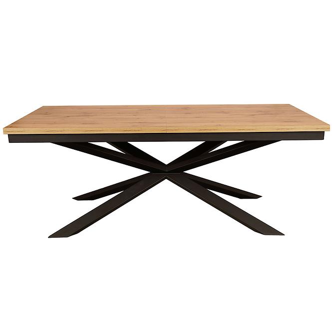 Tische St-33 160x90+2x40 eiche wotan/schwarz