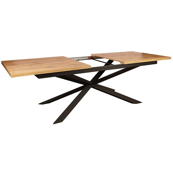 Tische St-33 160x90+2x40 eiche wotan/schwarz