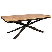 Tische St-33 160x90+60 eiche wotan/schwarz