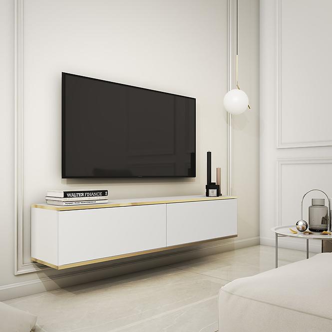 Tv tisch Oro 135 weiß