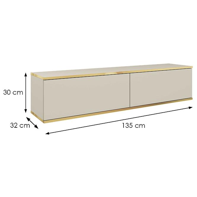 Tv tisch Oro 135 beige