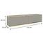 Tv tisch Oro 135 MDF grau,2