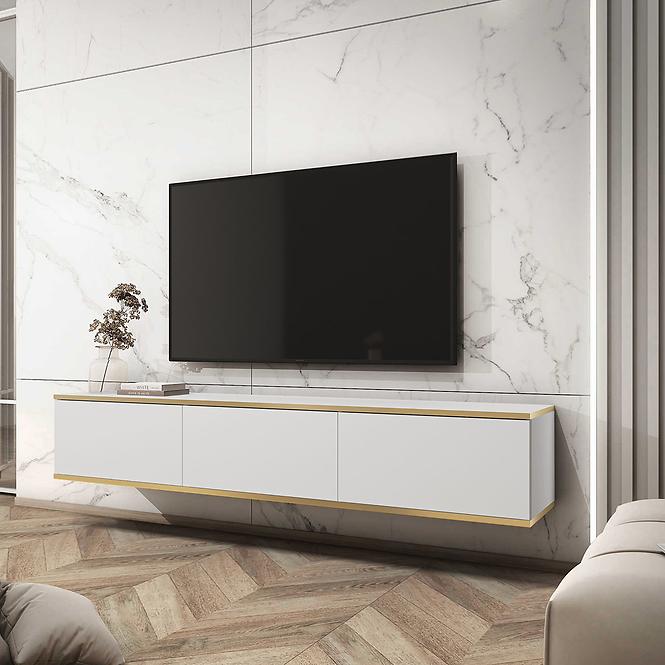 Tv tisch Oro 175 weiß