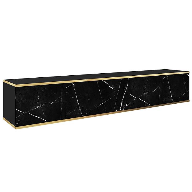 Tv tisch Oro 175 schwarzer Marmor
