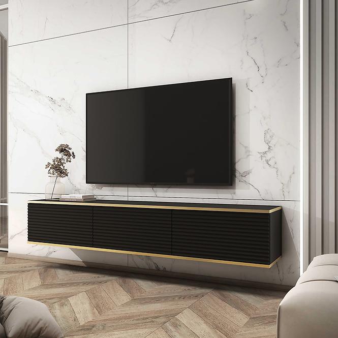 Tv tisch Oro 175 MDF schwarz