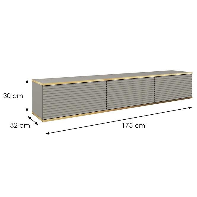 Tv tisch Oro 175 MDF grau