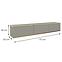 Tv tisch Oro 175 MDF grau,2