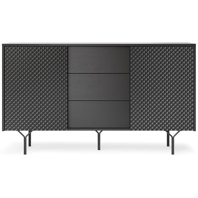 Kommode Raven KSZ144 2D schwarz