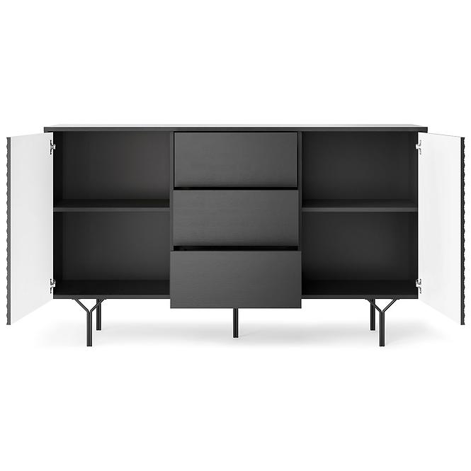 Kommode Raven KSZ144 2D schwarz