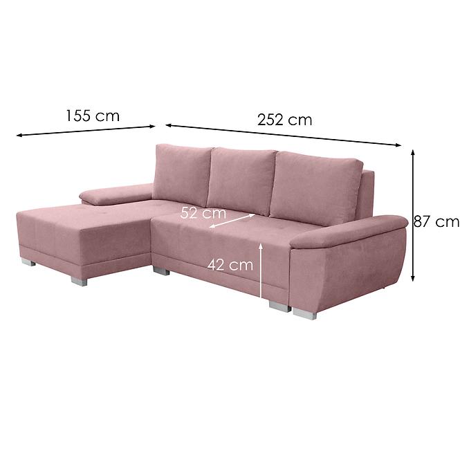 Ecksofa Cezar L Soro 61