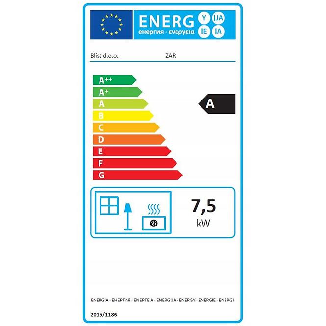 Kaminofen ŻAR schwarz 7,5kW