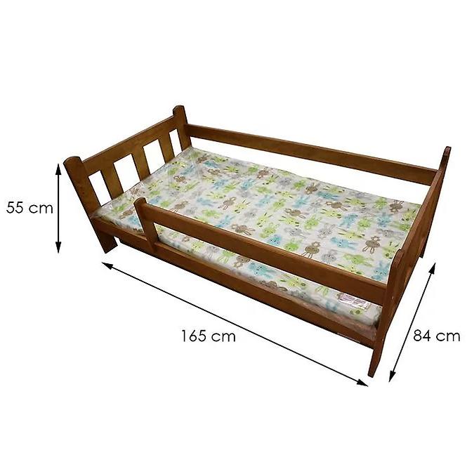 Bett Staś 80/160 Eiche