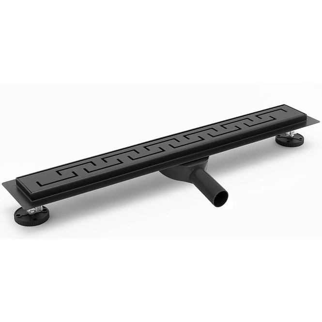 Duschablaufrinne Rea Greek Pro Schwarz 600