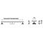Duschablaufrinne Rea Greek Pro Schwarz 800,6