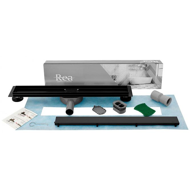 Duschablaufrinne Rea Neo&Pure Pro Schwarz 500