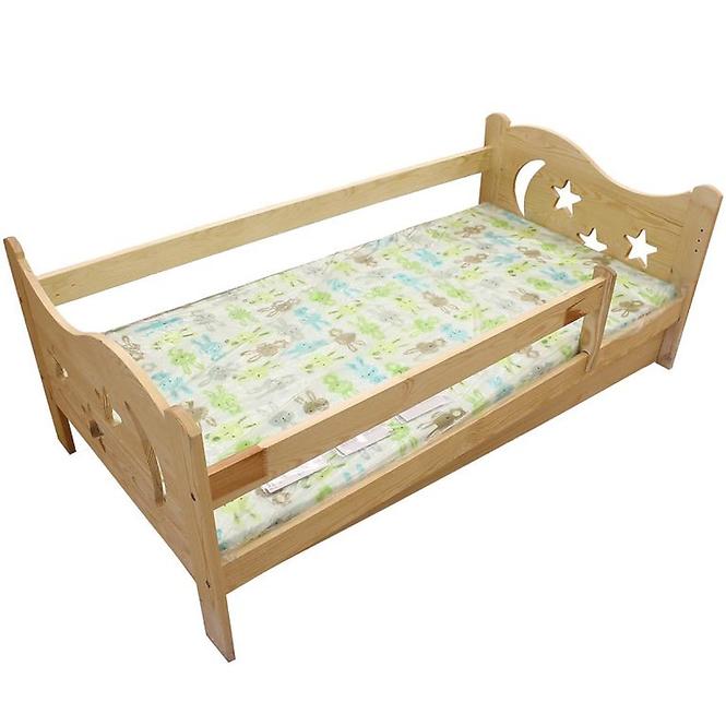 Bett Nikolaus 80/160 matt Fichte