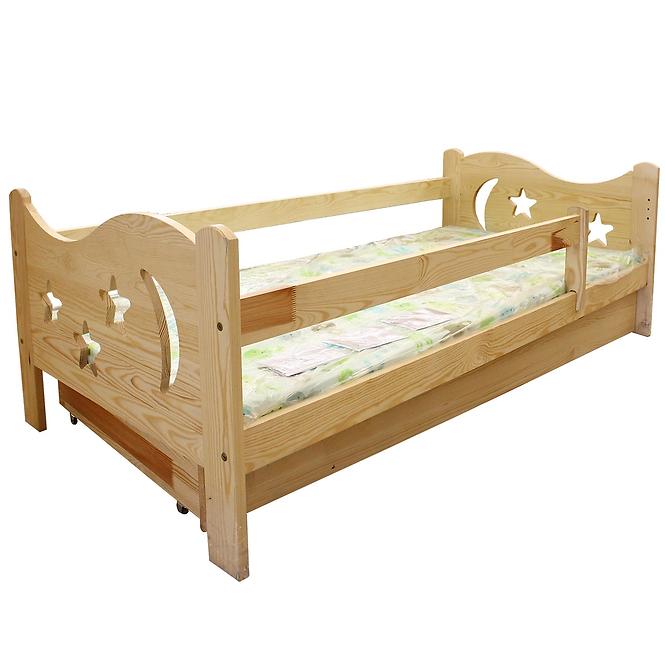 Bett Nikolaus 80/160 matt Fichte