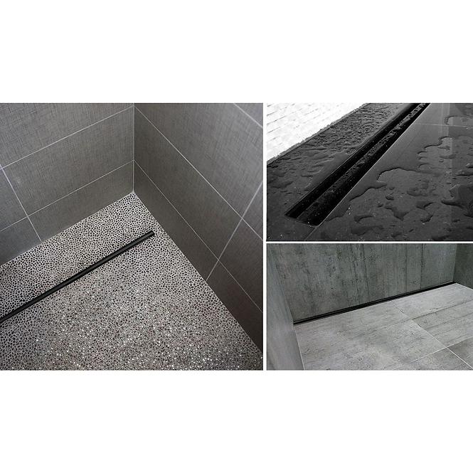 Duschablaufrinne Rea G6992 Neo Slim Pro 500 Schwarz