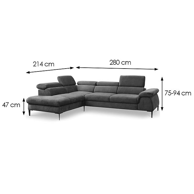 Ecksofa Blues L L Vogue 15,6