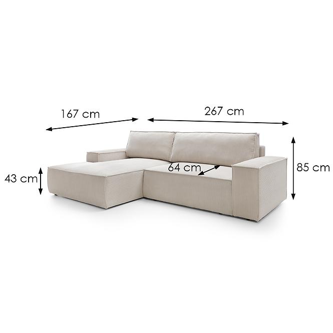 Ecksofa Faro M L Poso 100