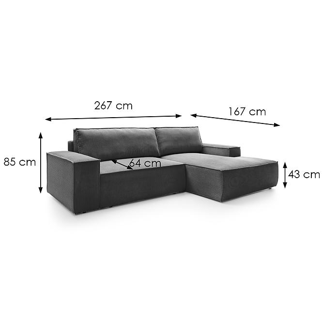 Ecksofa Faro M P Poso 22