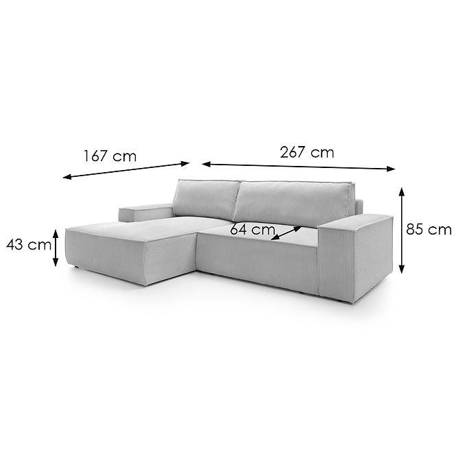 Ecksofa Faro M L Poso 55