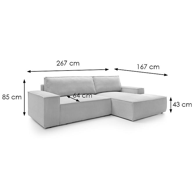 Ecksofa Faro M P Poso 55