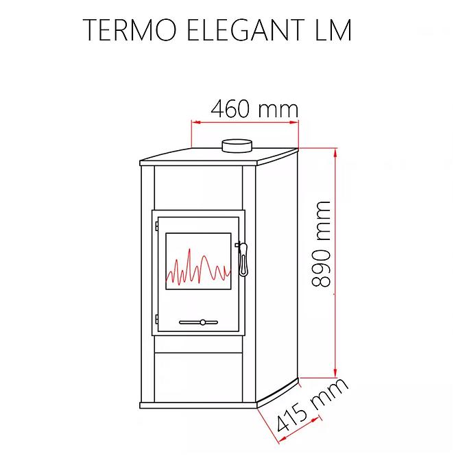 Kaminofen Termo Elegant LM beige