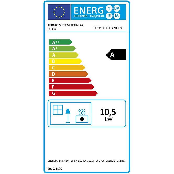 Kaminofen Termo Elegant LM dunkelrot