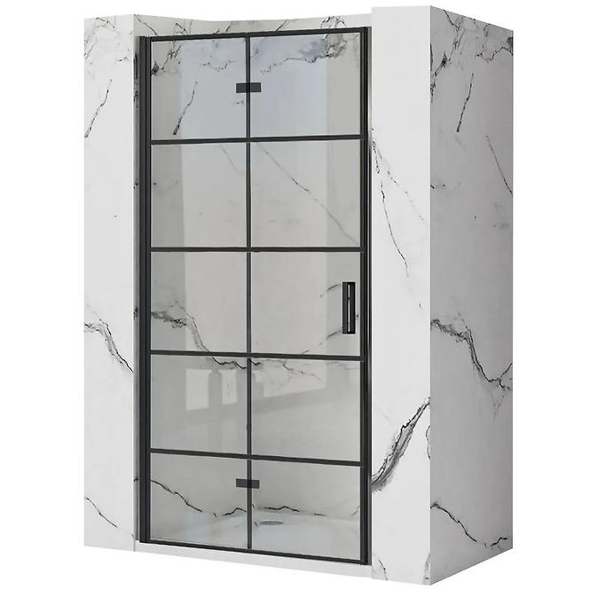 Duschtür Molier 80x190 black Rea K8537