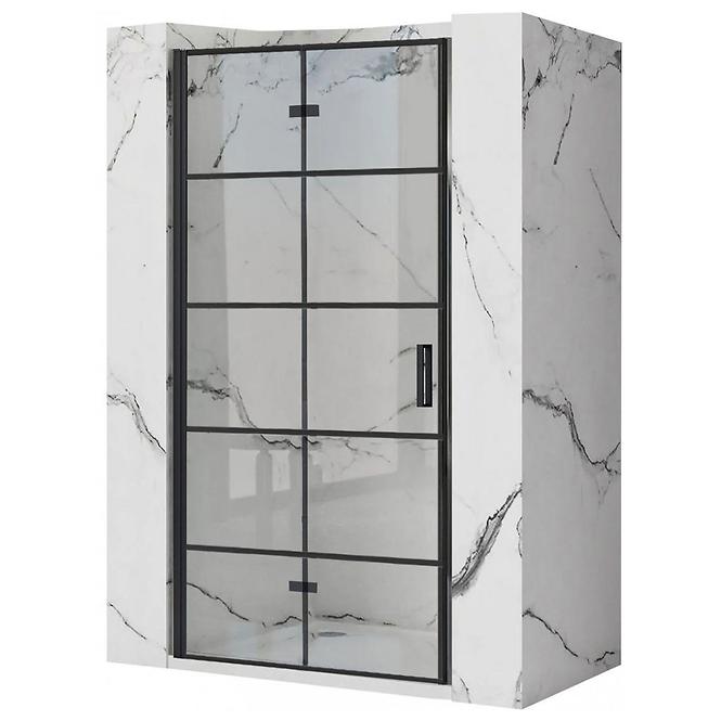 Duschtür Molier 80x190 black Rea K8537