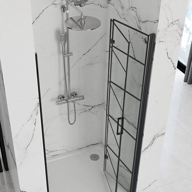 Duschtür Molier 90x190 black Rea K8538