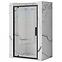 Duschtür Rapid Swing 90x195 black Rea K6409