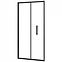 Duschtür Rapid Fold 80x195 black Rea K6418,2