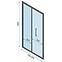 Duschtür Rapid Fold 80x195 black Rea K6418,8