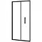 Duschtür Rapid Fold 90x195 black Rea K6418,8