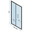Duschtür Rapid Fold 100x195 black Rea K6418,6