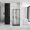 Duschkabine Punto Rea K4801 90x90x190 black,4