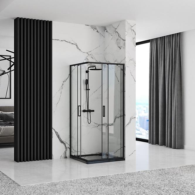 Duschkabine Punto Rea K4801 90x90x190 black