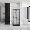 Duschkabine Punto Rea K4806 100x80x190 black,4