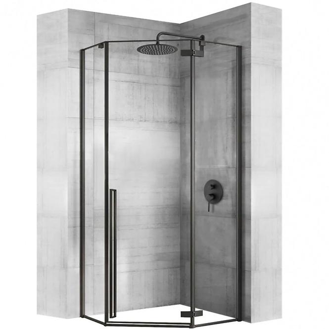 Duschkabine Diamond Rea K5623 100x100x195 black