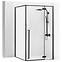 Duschkabine Fargo Rea K6950 100x80x195 black