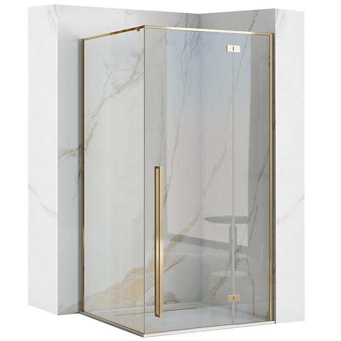 Duschkabine Fargo Rea K4907 100x80x195 gold