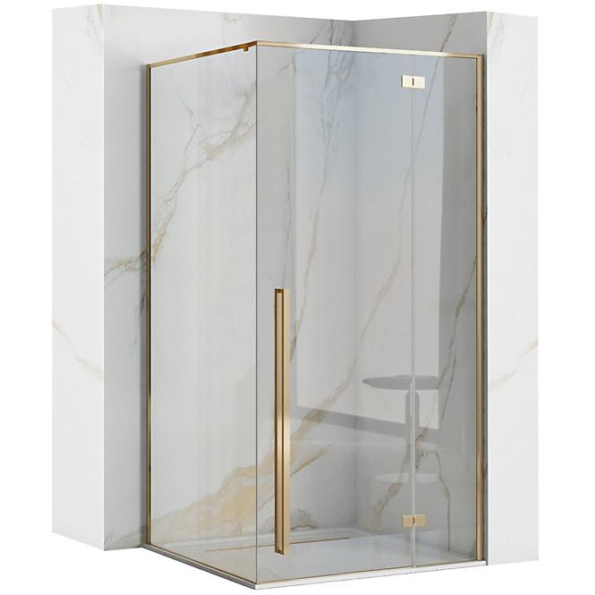 Duschkabine Fargo Rea K6614 120x90x195 gold
