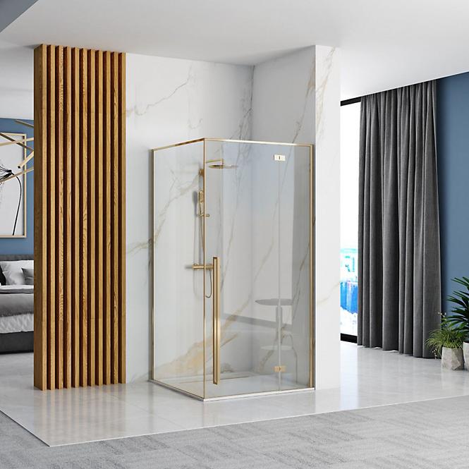 Duschkabine Fargo Rea K6614 120x90x195 gold