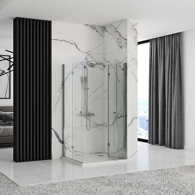 Duschkabine Fold N2 Rea K9991 90x90x190 chrom