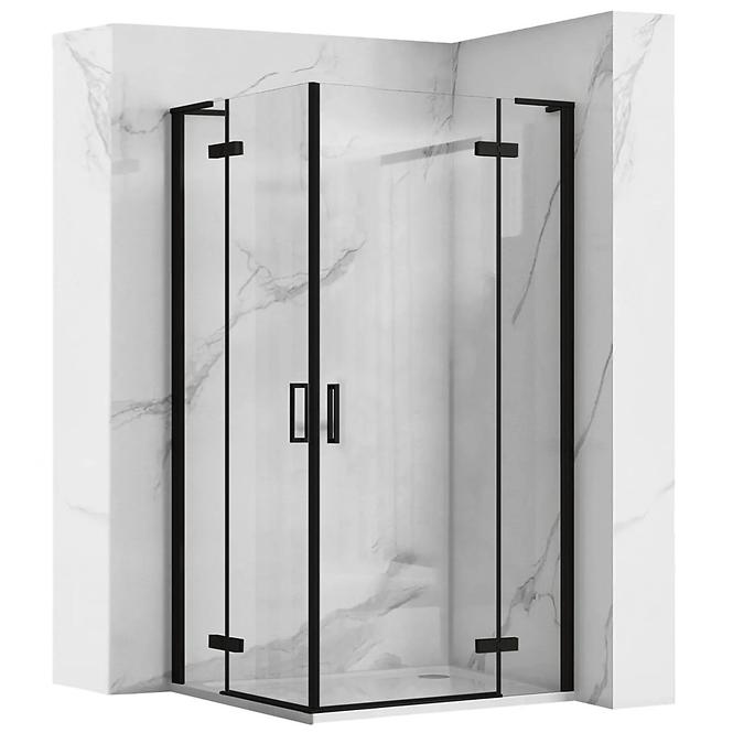 Duschkabine Hugo Rea K6602 100x100x200,5 black