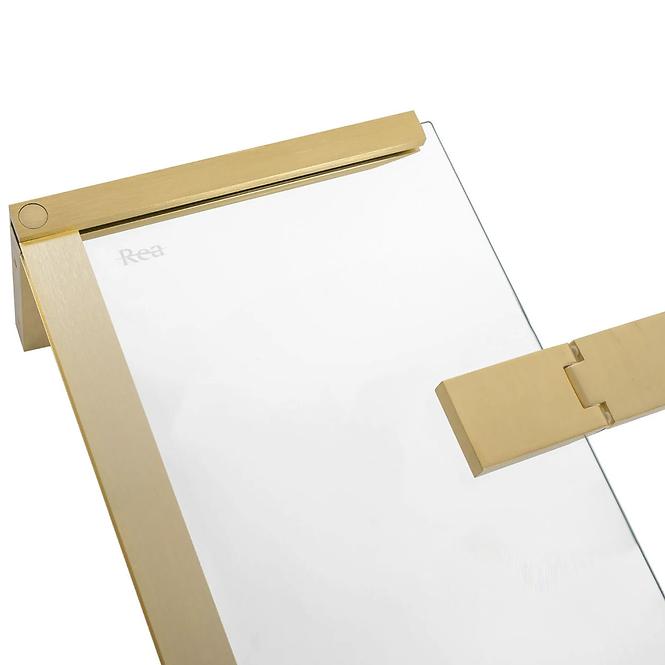 Duschkabine Hugo Rea K6609 90x90x200,5 gold brush