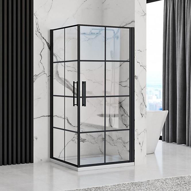 Duschkabine Rubik Rea K9231 90x90x195 black